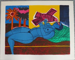 Corneille - l'oiseau proche, zeefdruk uit 1988 kopen? Bied vanaf 235!