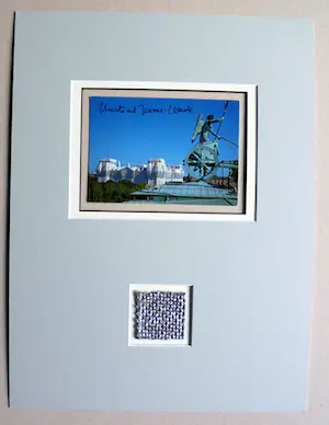 Christo - Project " Wrapped Reichstag "Berlin - 1995 handgesigneerd inc. stofmonster kopen? Bied vanaf 1!