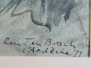 Lou ten Bosch - L' Ardeche, kinderen met vlieger. kopen? Bied vanaf 75!