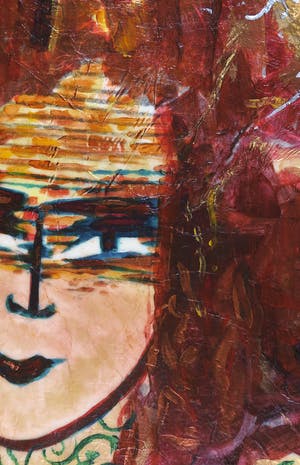 Francois Gervais - Gemengde techniek op doek, Z.T. Naakt - Ingelijst (Groot) kopen? Bied vanaf 1!