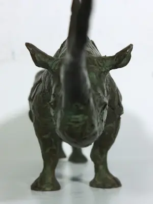 Hetty Heyster - Brons, Neushoorn kopen? Bied vanaf 500!