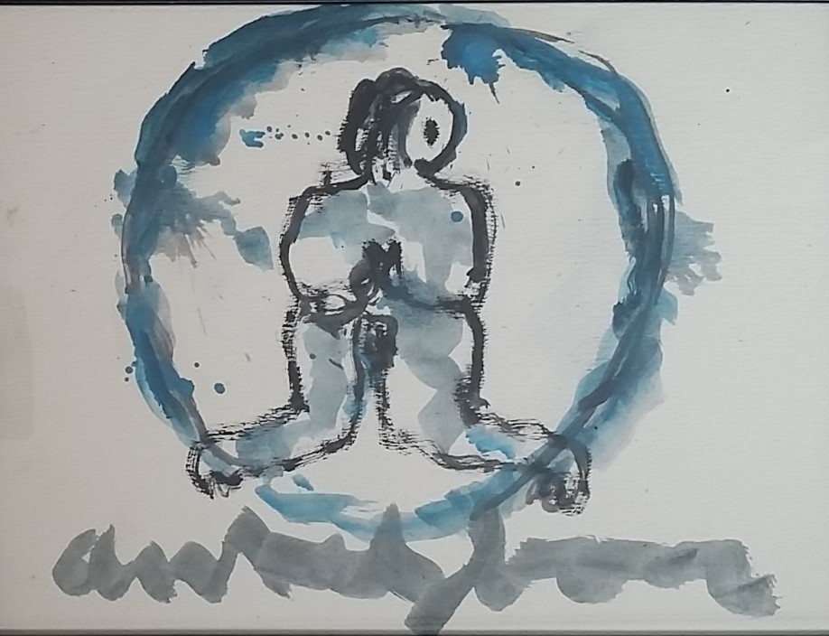 Anton Heyboer - aquarel op papier kopen? Bied vanaf 150!