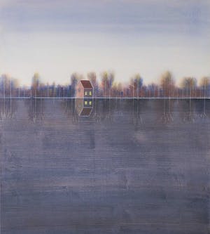 Willem de Vries - Aquarel, Weesp - Ingelijst kopen? Bied vanaf 50!