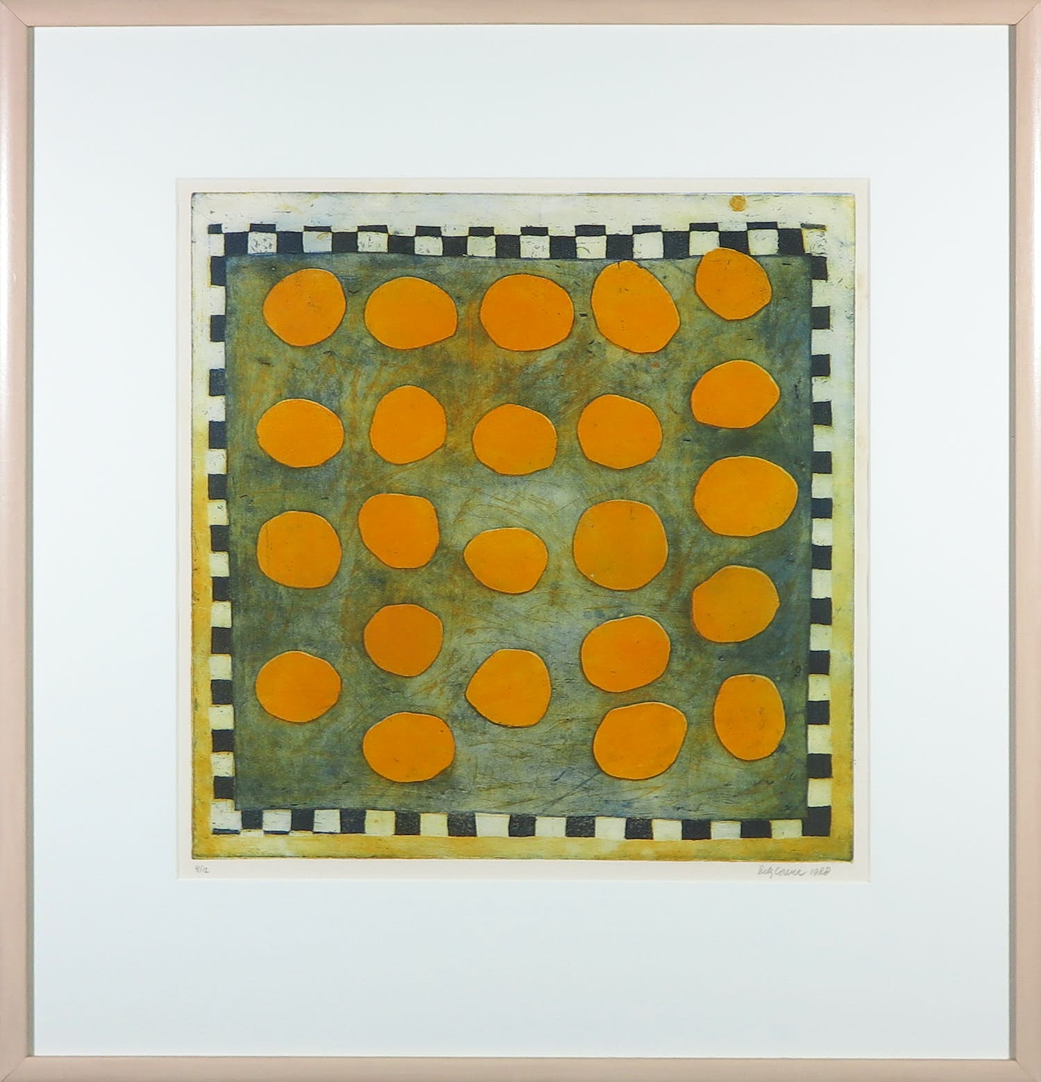 Lily Corver - Ets / aquatint, Zonder titel - Ingelijst kopen? Bied vanaf 40!