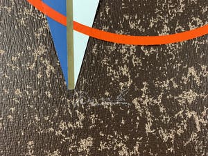 Cesar Domela - collage en zeefdruk - zonder titel - 1981 kopen? Bied vanaf 225!