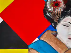 Anke Peddemors - Geisha 40x50 cm verkauft für € 45!