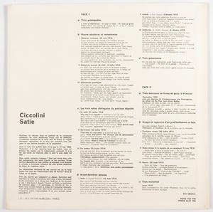 Pablo Picasso - Hoes ontwerp - Erik Satie & Aldo Ciccolini ‎ kopen? Bied vanaf 15!