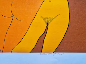 Jules Bekker - Grote kleuren zeefdruk "carnavalsgasten" - beperkte oplage (50) kopen? Bied vanaf 38!