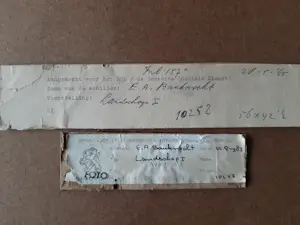 Eric Bauknecht - Gouache, Titel, Landschap I, op papier (ingelijst) kopen? Bied vanaf 70!