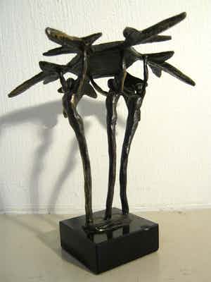 Hans Kuyper - Hans Kuyper - sculptuur "Botanica (4) - gesigneerd verkocht voor € 50!