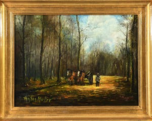 Anton Muller - (1887-1979)- "Bosgezicht met Malle Jan" kopen? Bied vanaf 70!