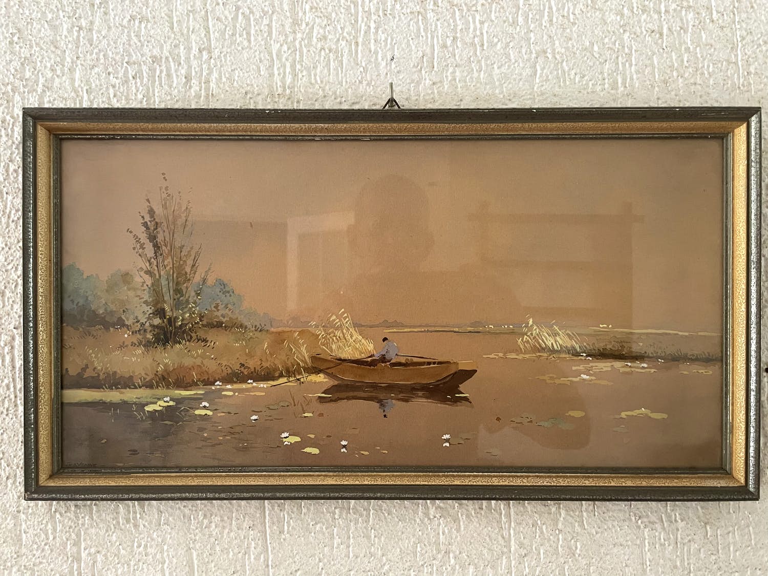 Jacqueline van der Venne - Boer in roeiboot bij Aalsmeer kopen? Bied vanaf 75!