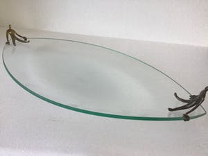 Corry Ammerlaan - Schaal met 2 sculpturen . kopen? Bied vanaf 35!