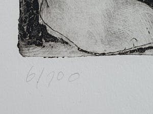 Jacqueline de Jong - Ets: 'Compositie met figuren' kopen? Bied vanaf 50!