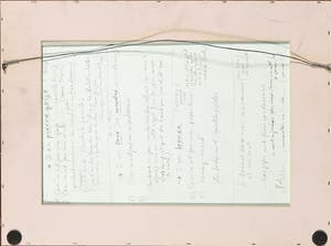 Luca Maria Patella - Pen en potloodtekening, Ceci n'est pas une pipe kopen? Bied vanaf 1!