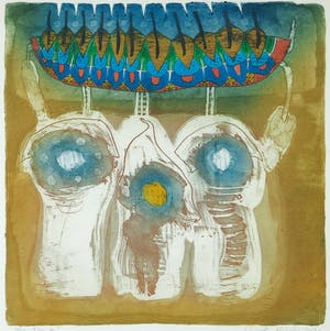 Liesbeth Rahder - Kleurenets en aquatint, Tooi II - Ingelijst kopen? Bied vanaf 50!