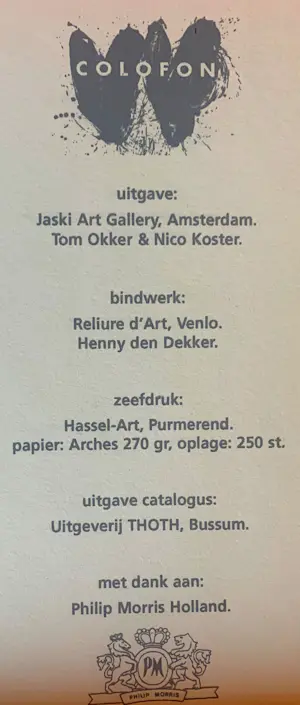 Jan Cremer - Cassette met 1 zeefdruk en het boek Grafiek/Prints 1956-1998 kopen? Bied vanaf 150!