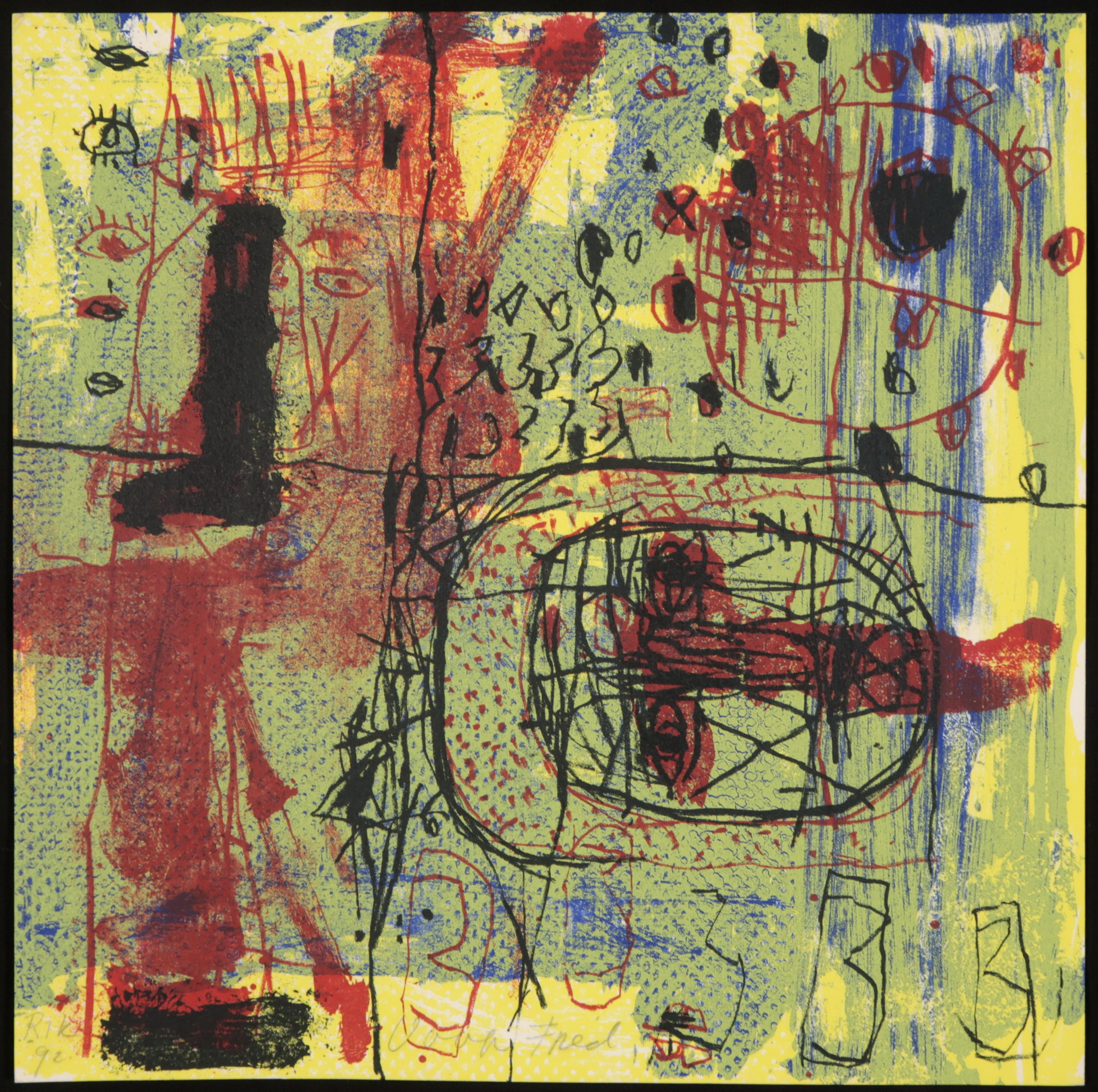 Rik van Iersel - Litho, Z.T. kopen? Bied vanaf 20!