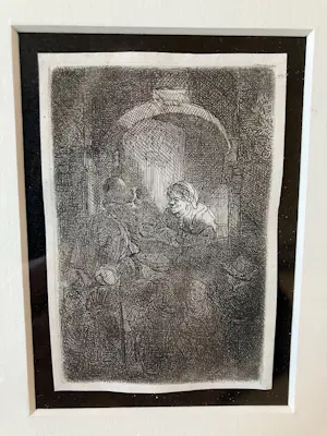 Rembrandt van Rijn - The Schoolmaster, 1641 Probably an 18th impression kopen? Bied vanaf 900!