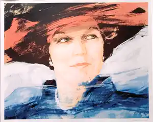 Carla Rodenberg - Portret koningin Beatrix der Nederlanden verkocht voor € 60!