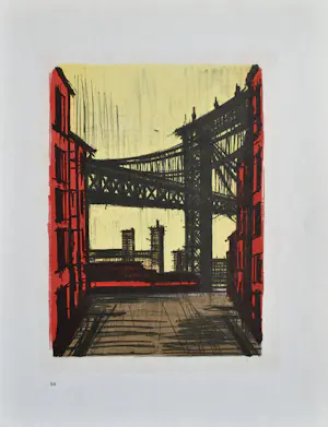 Bernard Buffet - New York, 10 LITHOGRAPHIES, 1967 par MOURLOT kaufen? Bieten Sie von 100!