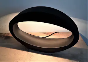 Philips - Iconische design tafellamp "Berio" in aluminium met zwarte coating kopen? Bied vanaf 100!