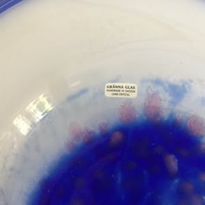 Niet of onleesbaar gesigneerd - Kristallen schaal Gränna Glas kopen? Bied vanaf 10!