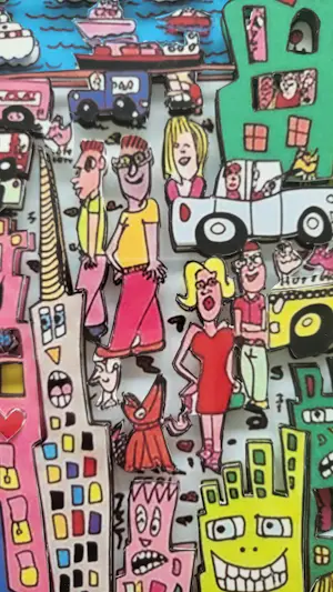 James Rizzi - The Colors of my City kopen? Bied vanaf 1200!