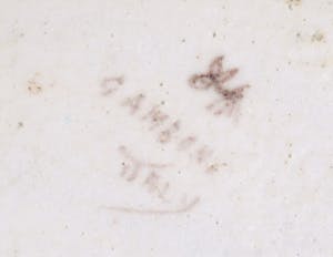 Guido Gambone - Aardewerk, Dekseldoos en schaaltje met geometrisch decor kopen? Bied vanaf 80!