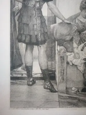 Lourens Alma Tadema - A Silent Greeting. kopen? Bied vanaf 169!