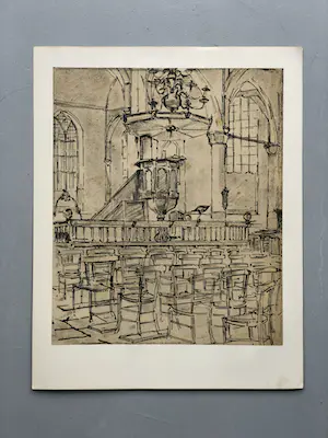 Dick Ket - Dick Ket - Acht Tekeningen van Dick Ket (Tekening No 1 dubbel) kopen? Bied vanaf 50!