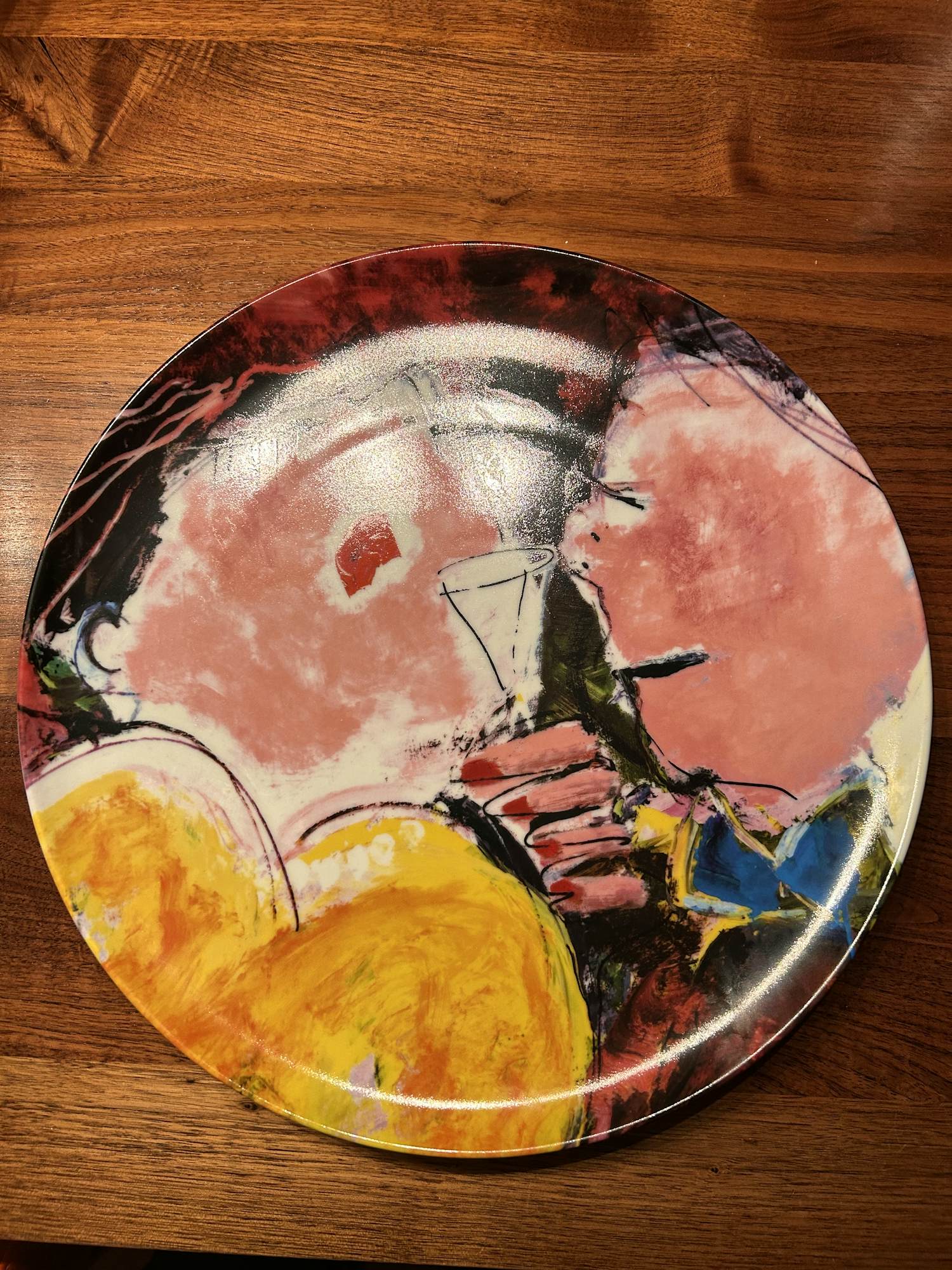 Gerdine Duijsens-Kroezen - Porseleinen borden (2x) - De prins van mijn dromen, D=31,5 cm kopen? Bied vanaf 70!