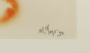 Mareike Geys - Aquarel, Cantharellen - Ingelijst (Groot!) kopen? Bied vanaf 70!