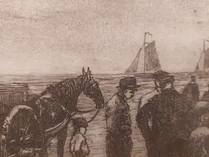 Niet of onleesbaar gesigneerd - Karel Kok visafvoer na de afslag Katwijk kopen? Bied vanaf 1!