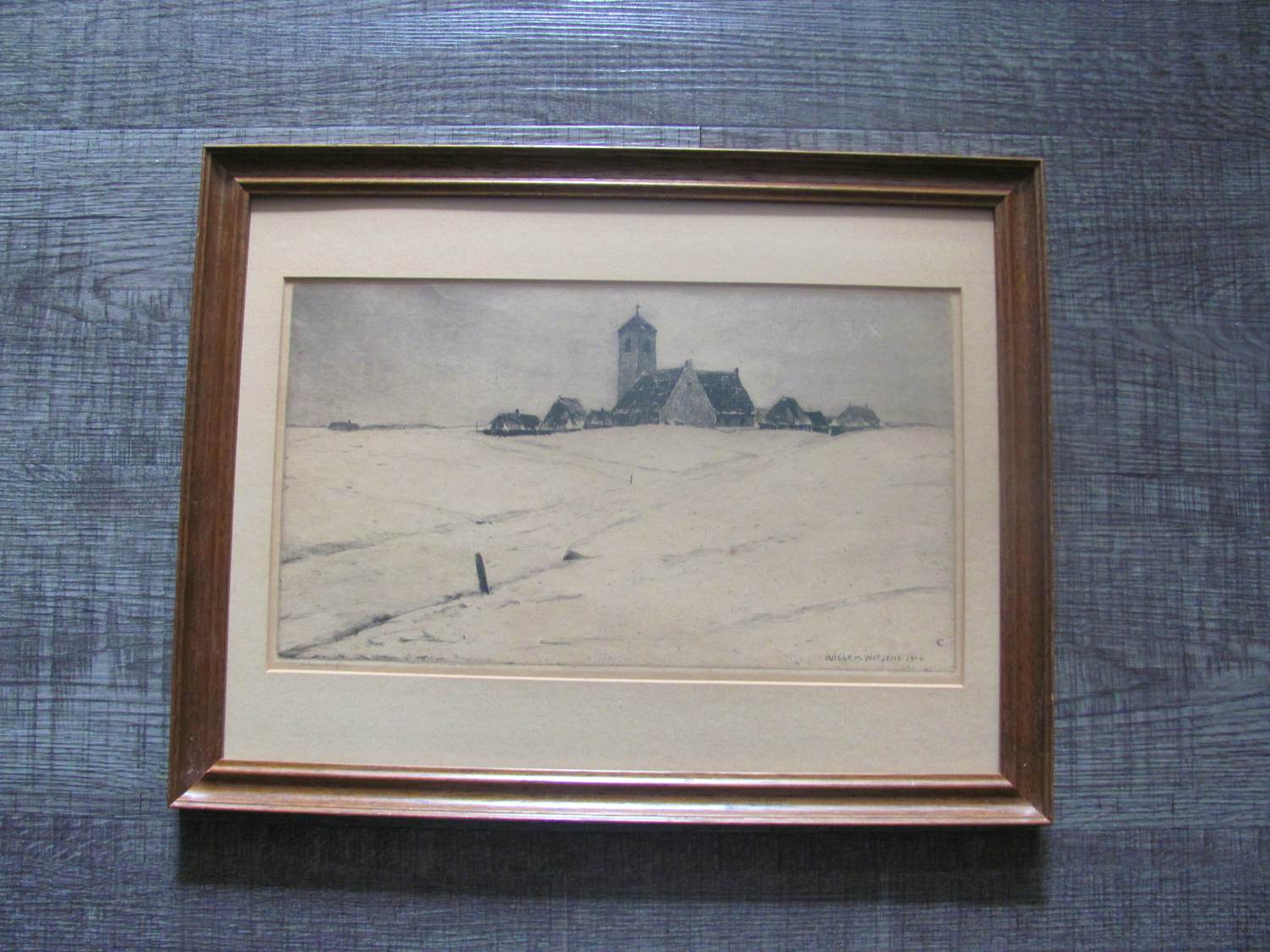 Willem Witjens - dorpje in de winter kopen? Bied vanaf 35!