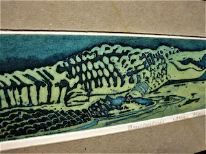 Annemarie van Haeringen - Gouden Penseel winnares -- handgekleurde ETS "de dikke Billenbijter" - gesignrd kopen? Bied vanaf 47!