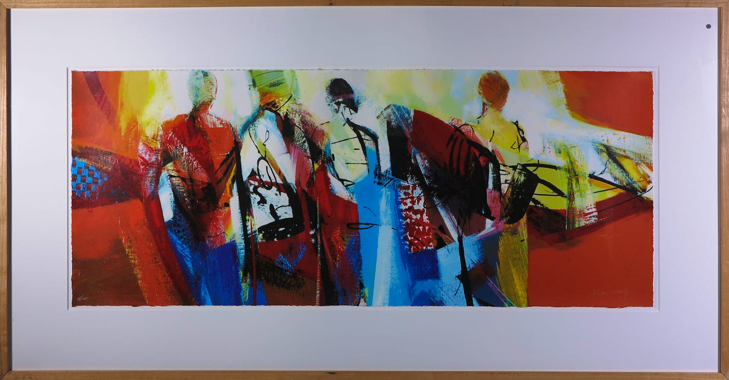 Peter Meijer - Zeefdruk, Voorbije passage - Ingelijst kopen? Bied vanaf 50!