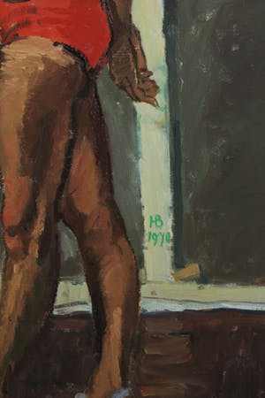 Hugo Brouwer - Olieverf op doek, Balletmeisje - Ingelijst (Groot) kopen? Bied vanaf 1!