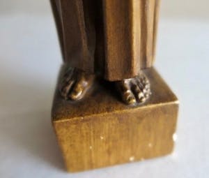 Johannes Petrus Maas - (1861-1941) - Antiek Heilig Hartbeeld - Gips - Gemerkt - PRIJS VERLAAGD kopen? Bied vanaf 10!