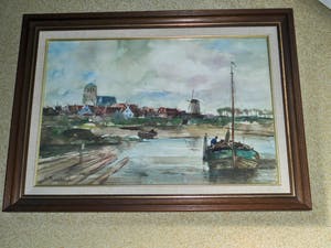 Martinus Leonardus Middelhoek - Aquarel - Landschap kopen? Bied vanaf 120!