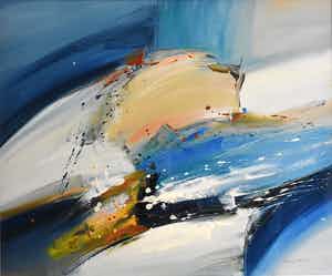 Niet of onleesbaar gesigneerd - Asbtracte Compositie - Wiliams verkocht voor € 1!