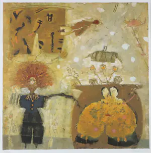 Liesbeth Rahder - Zonder titel - Ingelijst kopen? Bied vanaf 60!