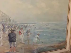 Jan Hovener - Strand bij Knokke kopen? Bied vanaf 1500!