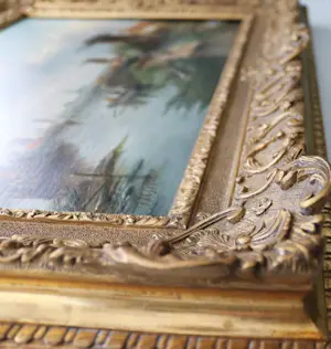 Jacob Jan Coenraad Spohler - Hollands rivierlandschap met windmolens en boten kopen? Bied vanaf 3000!