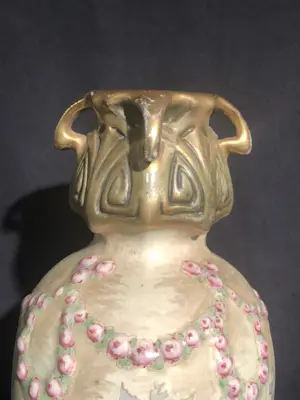 Eduard Stellmacher - Amphora Teplitz - Art Nouveau vaas kopen? Bied vanaf 349!