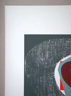 Georges Breuil - Abstracte compositie - 1954 - Originele zeefdruk, gesigneerd en genummerd kopen? Bied vanaf 160!