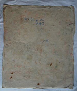 Niet of onleesbaar gesigneerd - Acrylverf en vezels op doek , “Cirkels en Blokken” kopen? Bied vanaf 1!