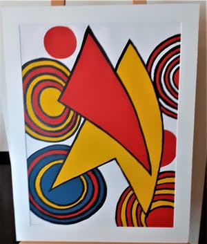 Buy Alexander Calder - The Triangles et Spirale (met passepartout) H/C ex? Bid from 450!