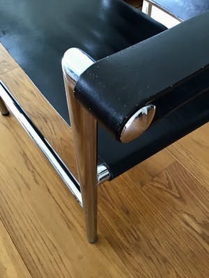 Le Corbusier - naar ,Fauteuil LC1 chroom met zwart leder kopen? Bied vanaf 250!