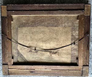 Niet of onleesbaar gesigneerd - Prachtig heel groot stilleven - vaas bloemen op kanten kleed. kopen? Bied vanaf 10!